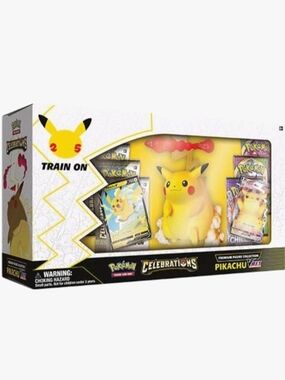 Pokémon Celebrations Pikachu Collectible Gift Set - Yellow